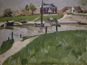 Schilderen aan het Reitdiep